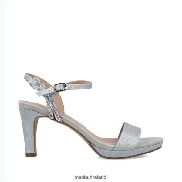 Sandals Menbur ACHERNAR SILVER Women V2BVJZ2687